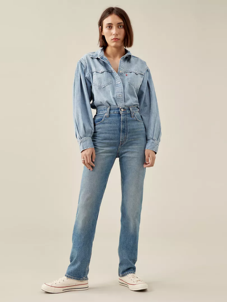 70'S HIGH STRAIGHT JEANS